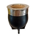 Mate Imperial Alpaca, Cuero y Calabaza