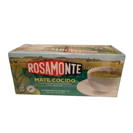 Mate Cocido Rosamonte 25 saquitos